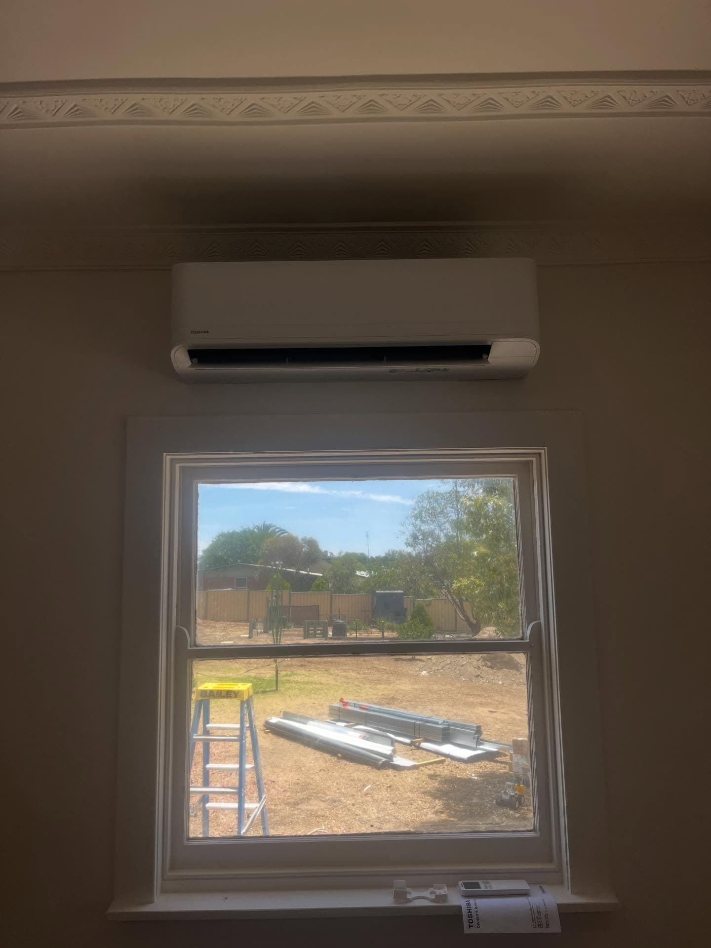 Split system air conditioning installation in Echuca