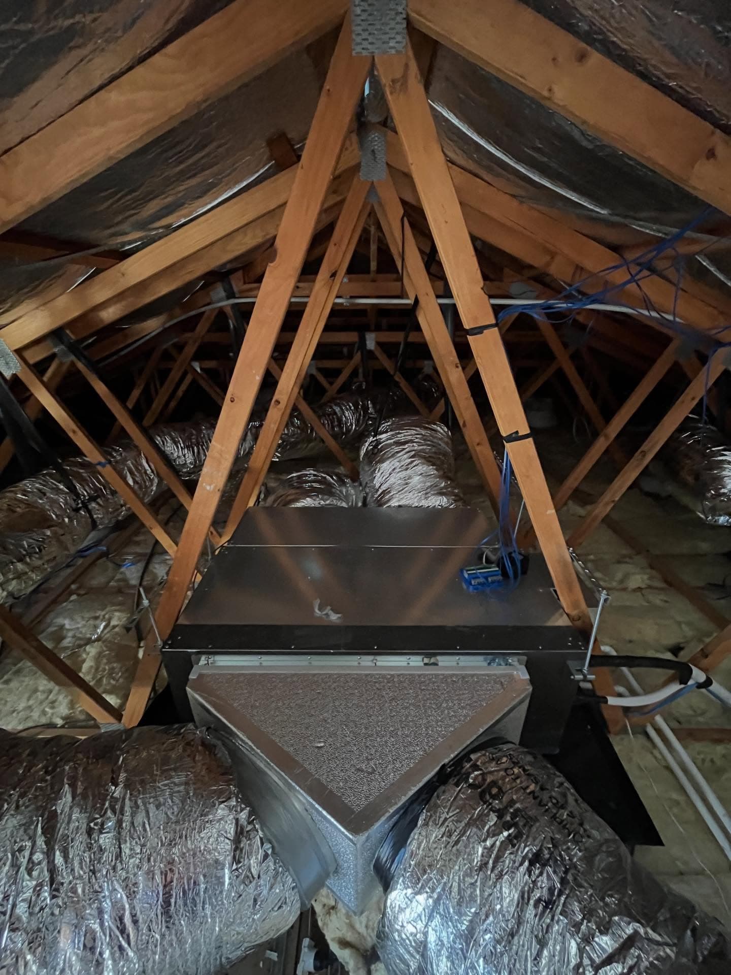 Commercial HVAC installation by Hughes Electrical in Echuca